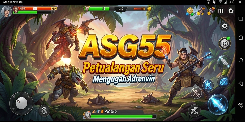 Tampilan gameplay ASG55 yang mendebarkan dan penuh aksi.