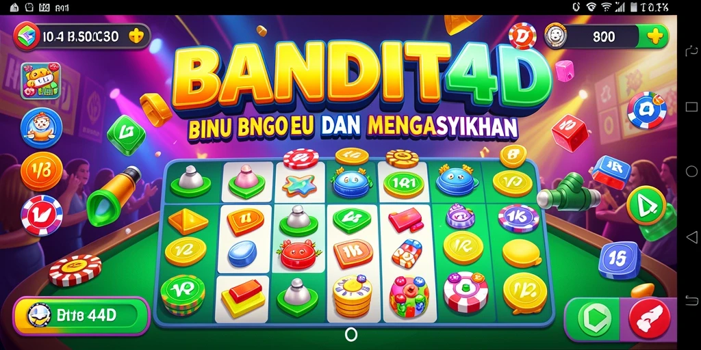 Tangkapan layar BANDIT4D menampilkan gameplay Bingo yang seru.