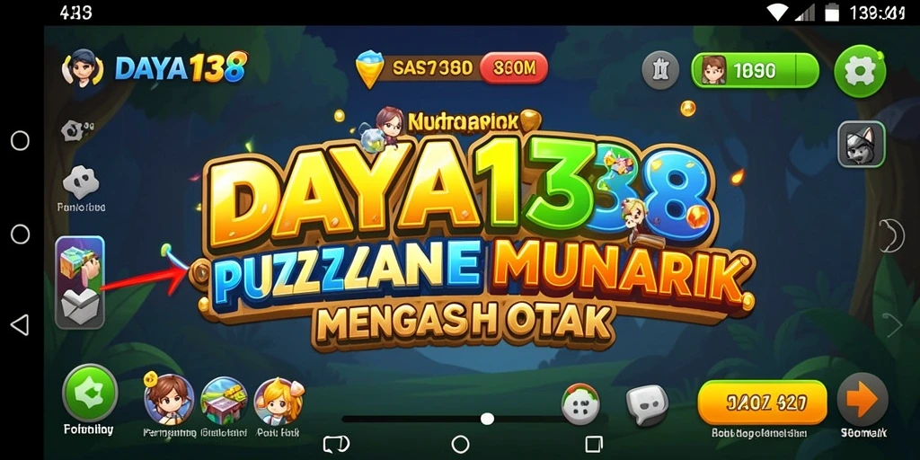 Tampilan gameplay seksi dari DAYA138 dengan berbagai teka-teki.