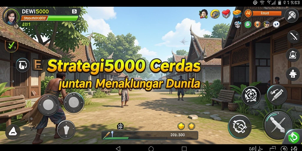 Tampilan gameplay seru DEWI5000 yang penuh strategi.