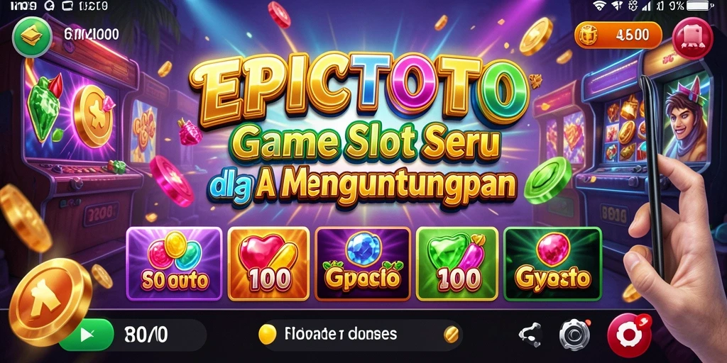 Tampilan gameplay EPICTOTO yang menarik dengan berbagai pilihan slot.