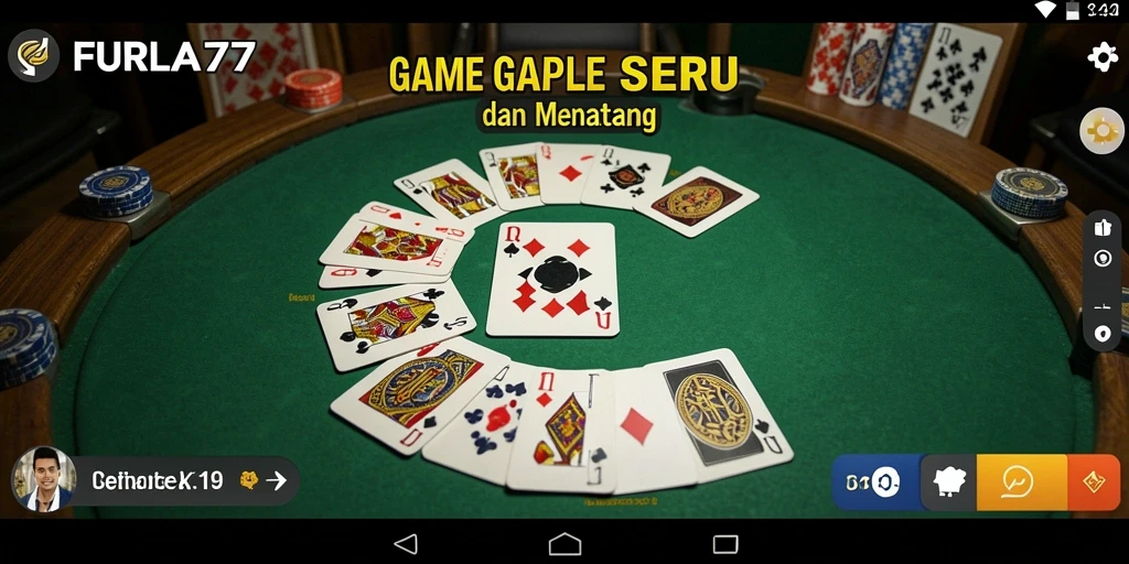 Tampilan gameplay FURLA77 yang menarik dan mendebarkan.