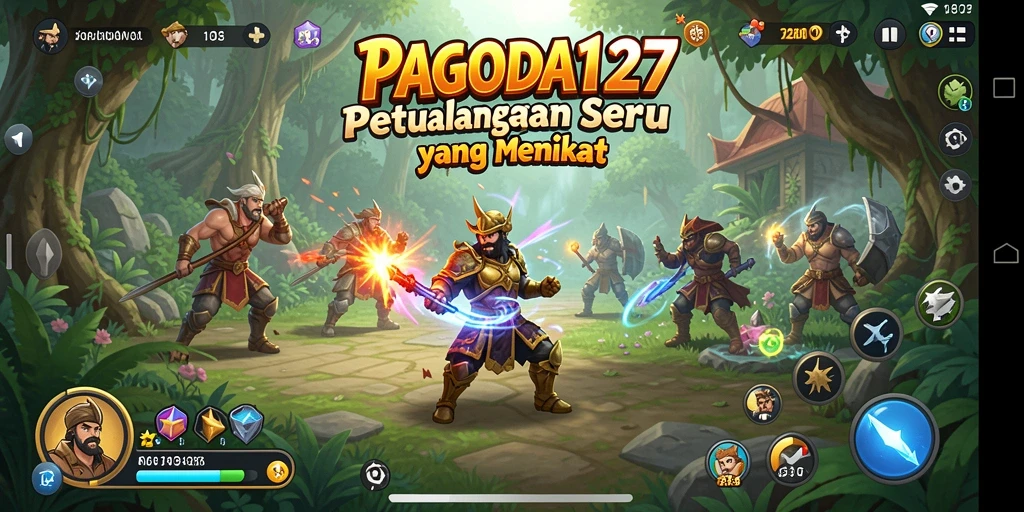 Gameplay seru di dalam dunia petualangan yang memikat.