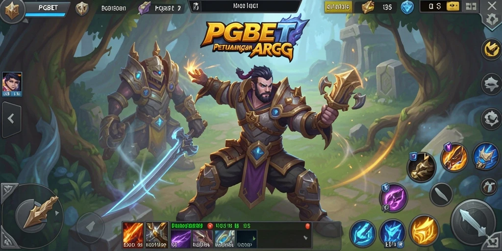 Tampilan dinamis dan seru dari gameplay PGBET