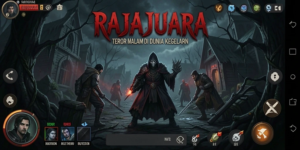 Tampilan menegangkan dari RAJAJUARA saat melawan kegelapan.