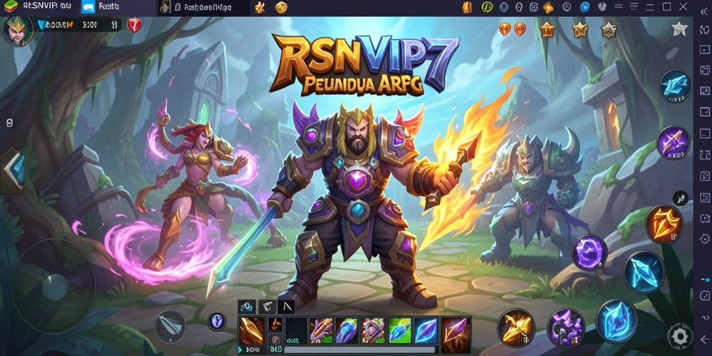 Gameplay mendebarkan di dunia ARPG RSNVIP7.