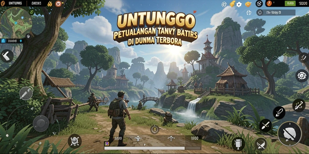 Gameplay seru di dunia terbuka UNTUNGGO yang mengesankan.